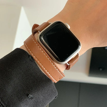 Lüks Deri Apple Watch Kordon